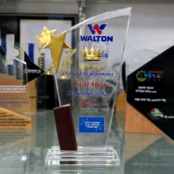 Alternative view of Premium Acrylic Award Crest - A03