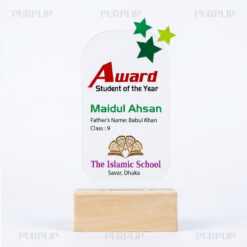 Premium Acrylic Award Crest - A22